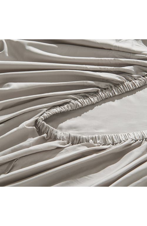 Sijo 400 Thread Luxesoft Organic Cotton Sateen Sheet Set In Dove