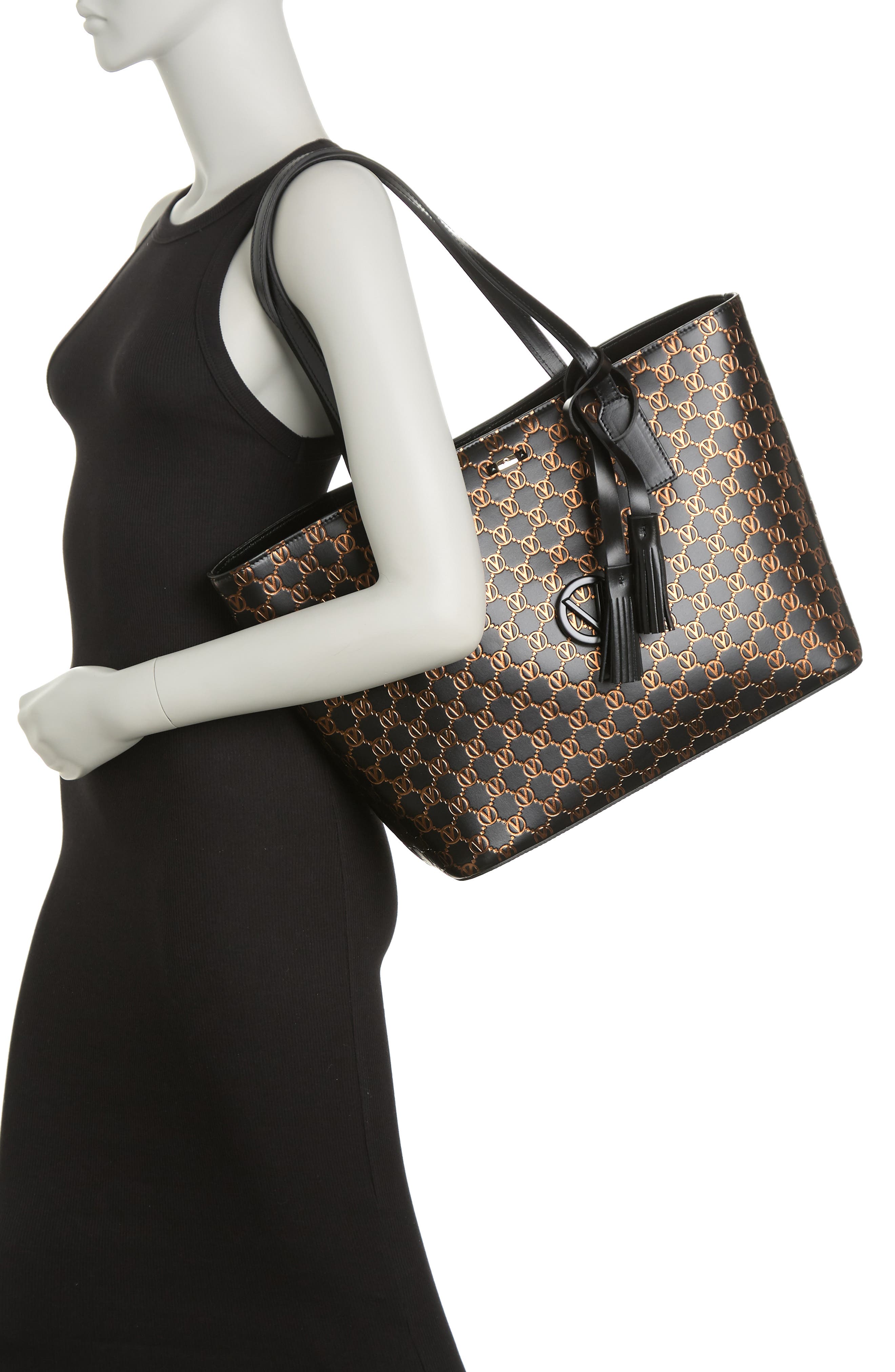 monogram leather purse