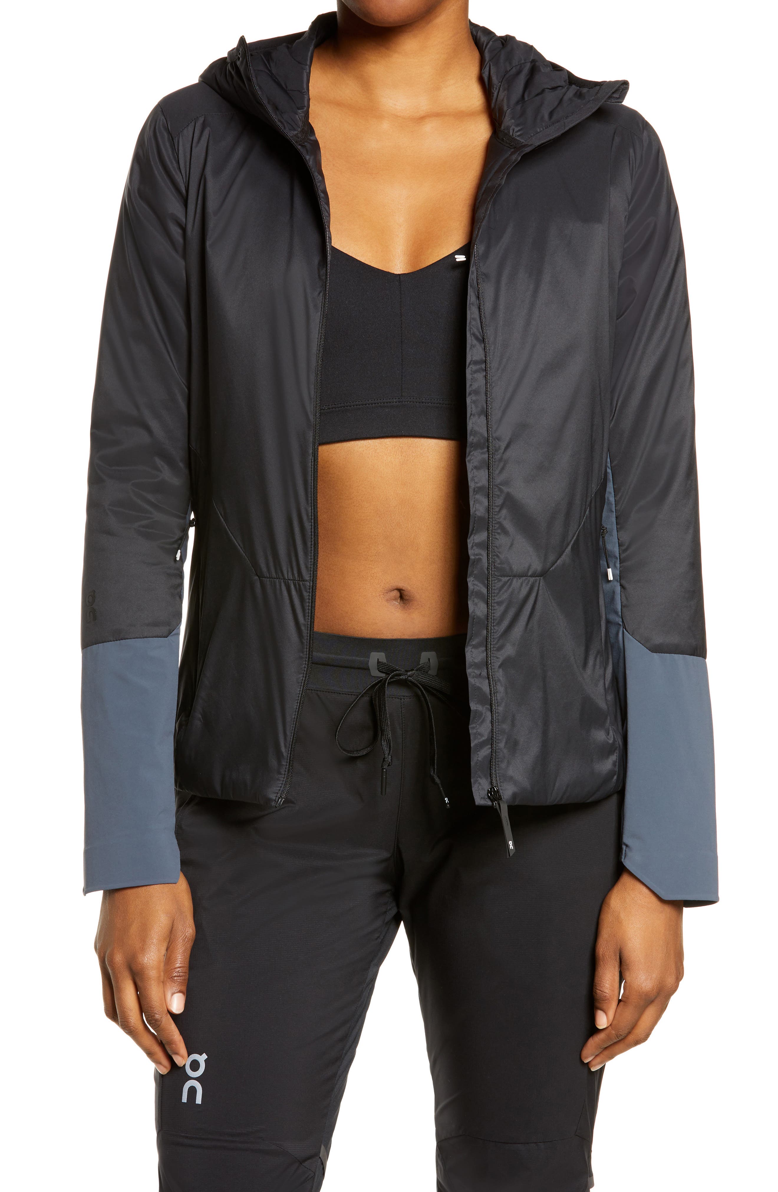 nordstrom hooded leather jacket