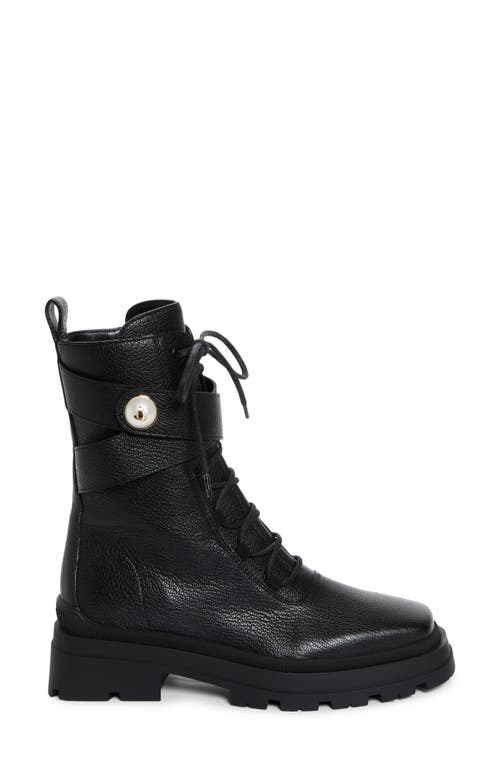 Shop Jimmy Choo Noemi Combat Boot In Black