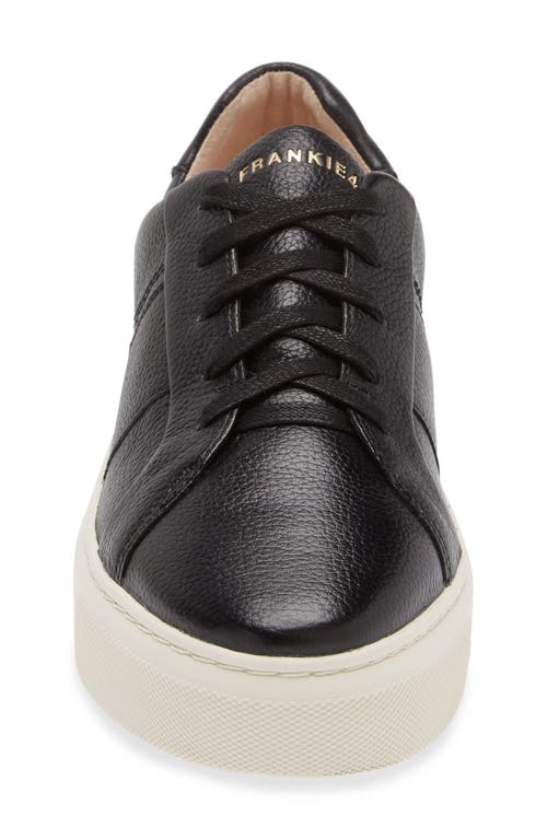 Shop Frankie4 Riley Platform Sneaker In Black Tumbled