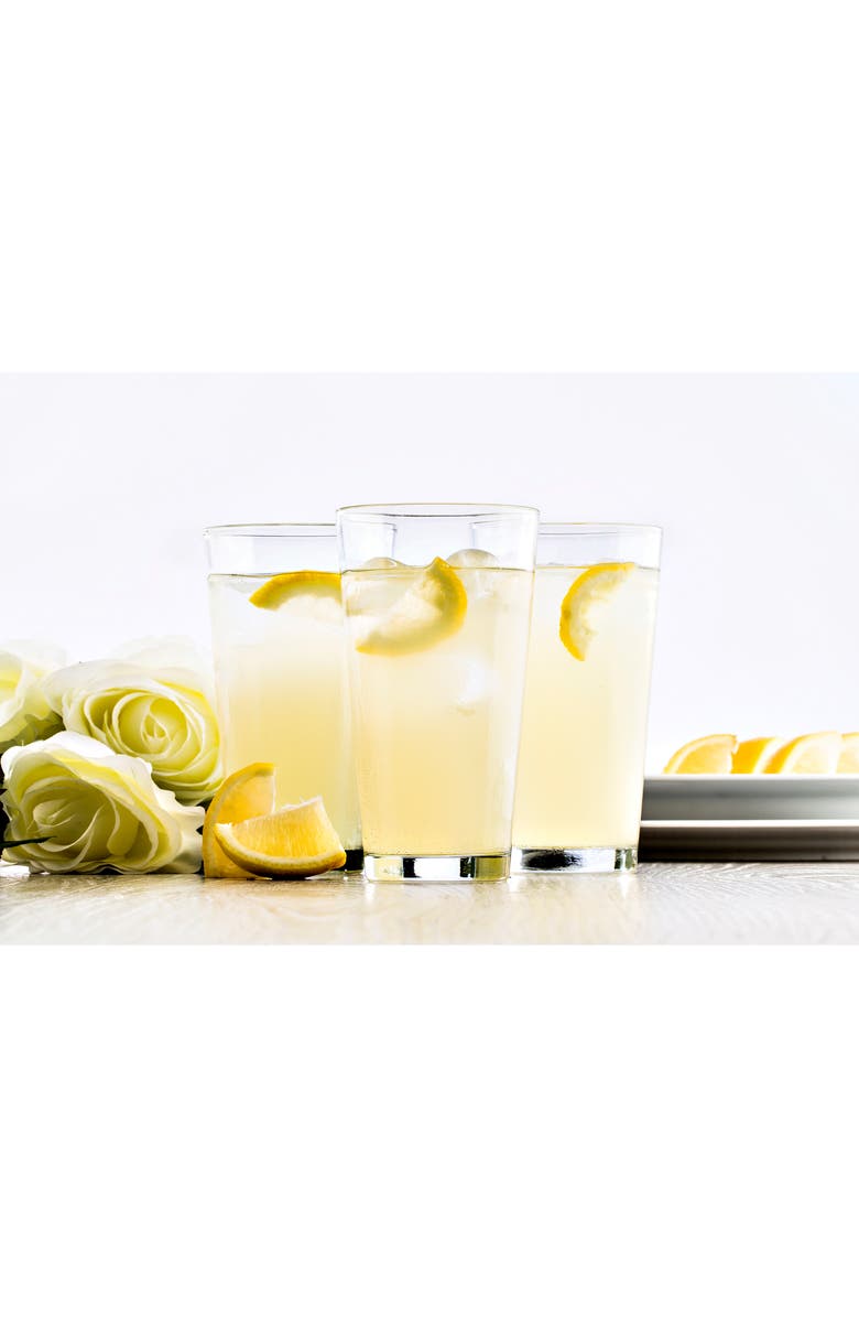 Fortessa Barca Set of 12 Highball Glasses, Alternate, color, Clear