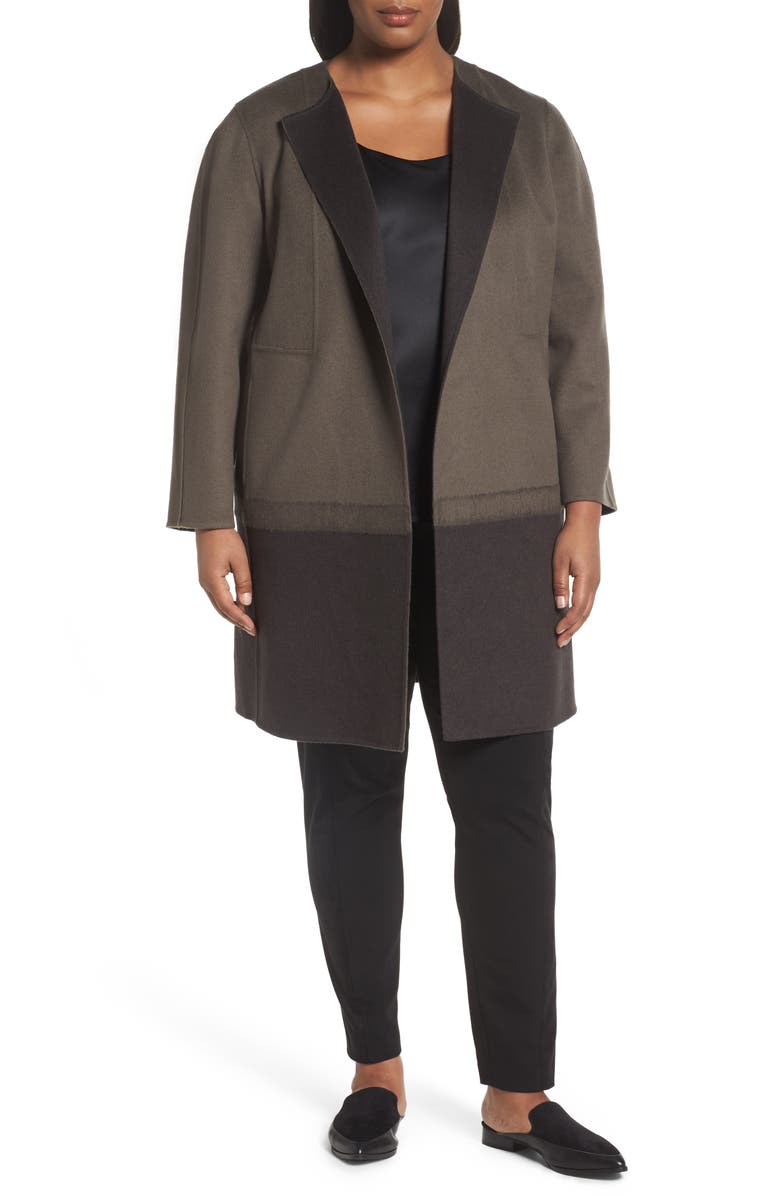 Lafayette 148 New York Hayes Wool & Cashmere Coat (Plus Size) | Nordstrom
