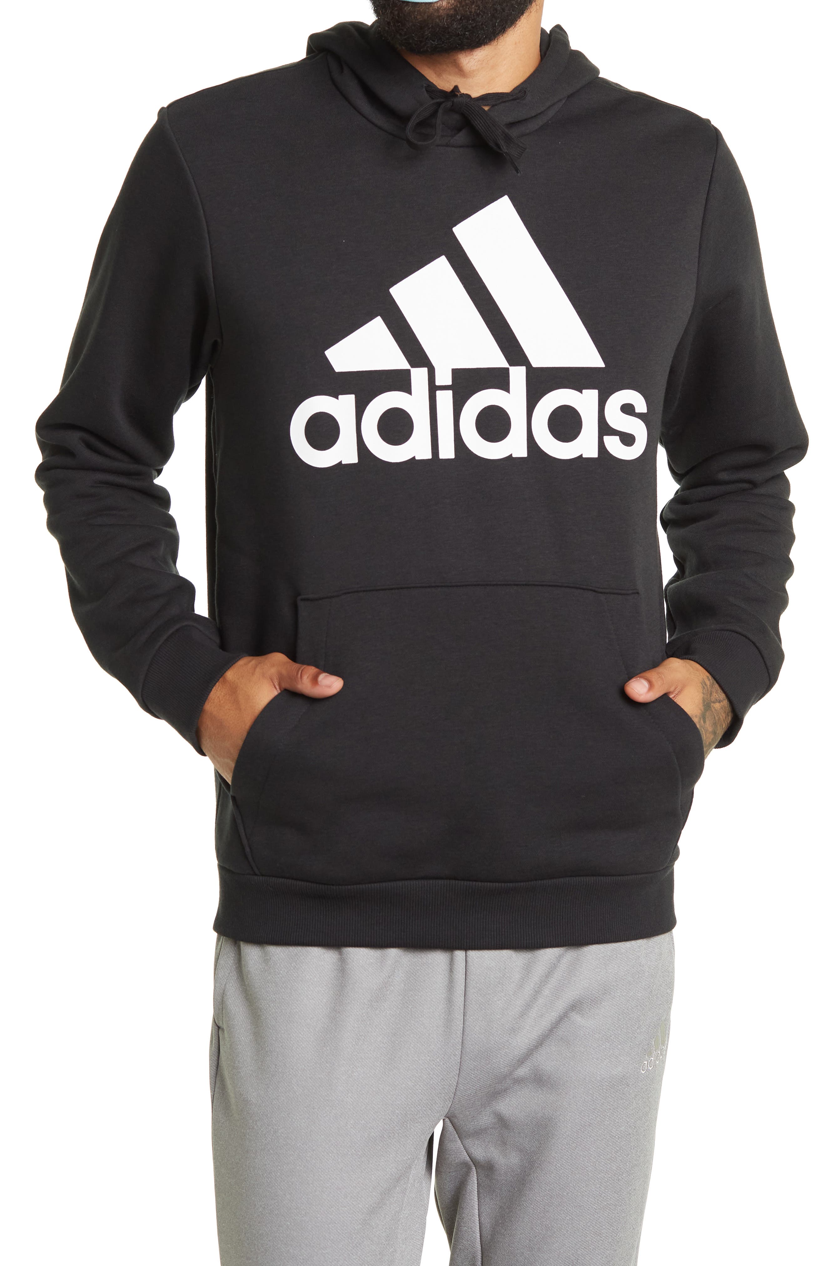 black adidas jumper