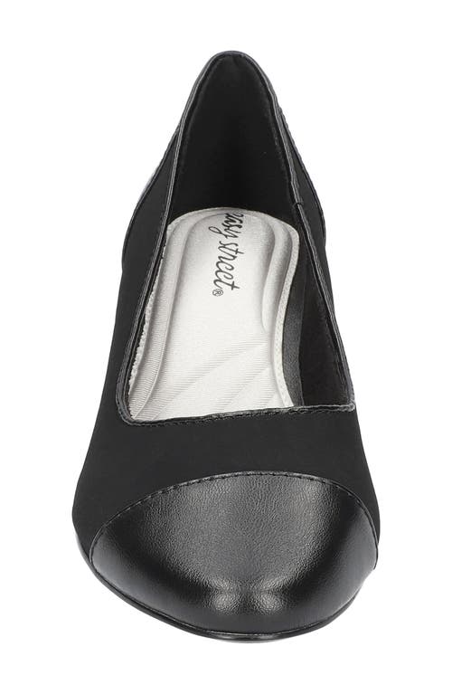 EASY STREET EASY STREET WES CAP TOE PUMP