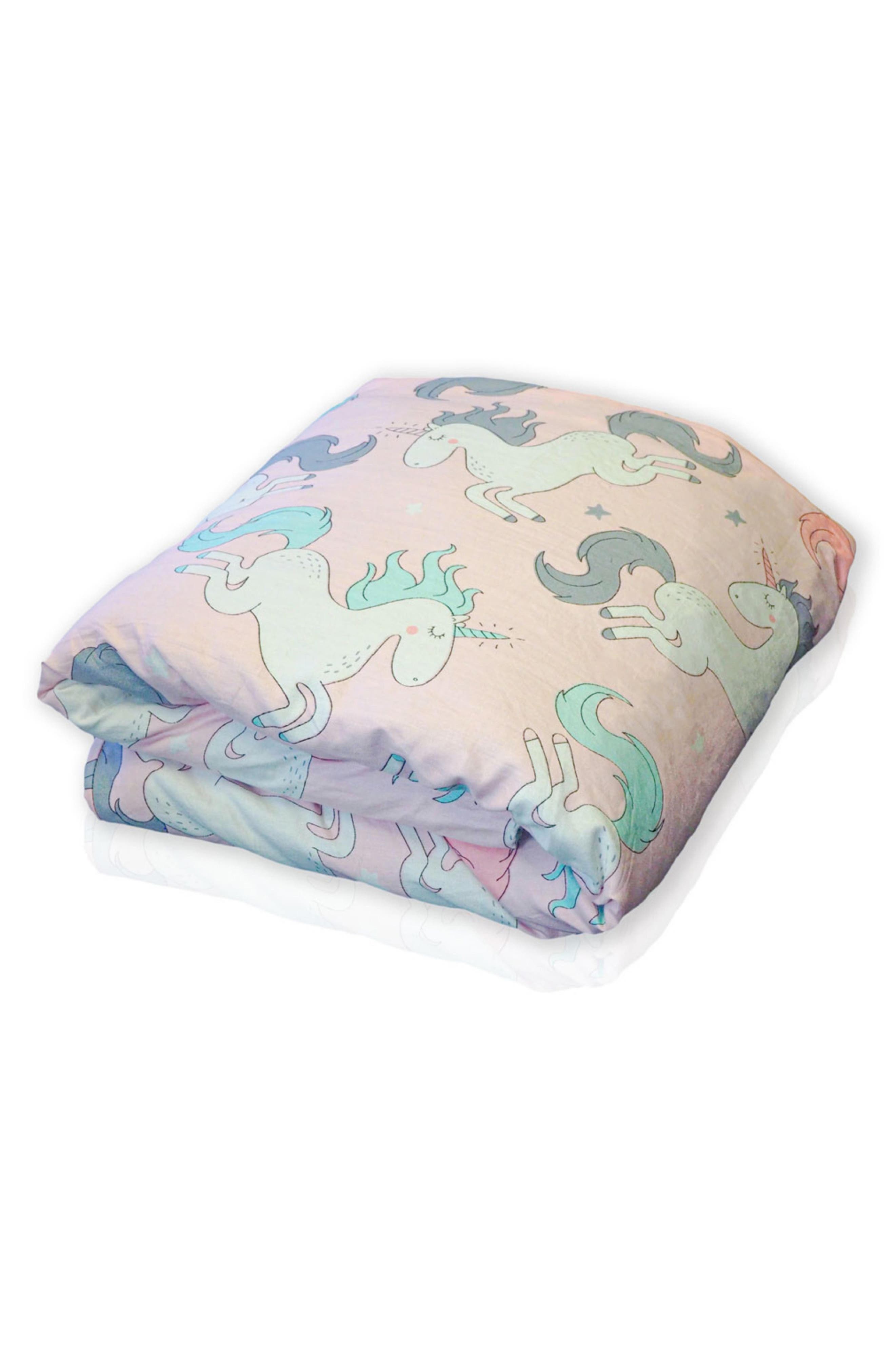 HUSH BLANKETS Kids' Unicorn Print 7Pound Weighted Blanket Nordstrom