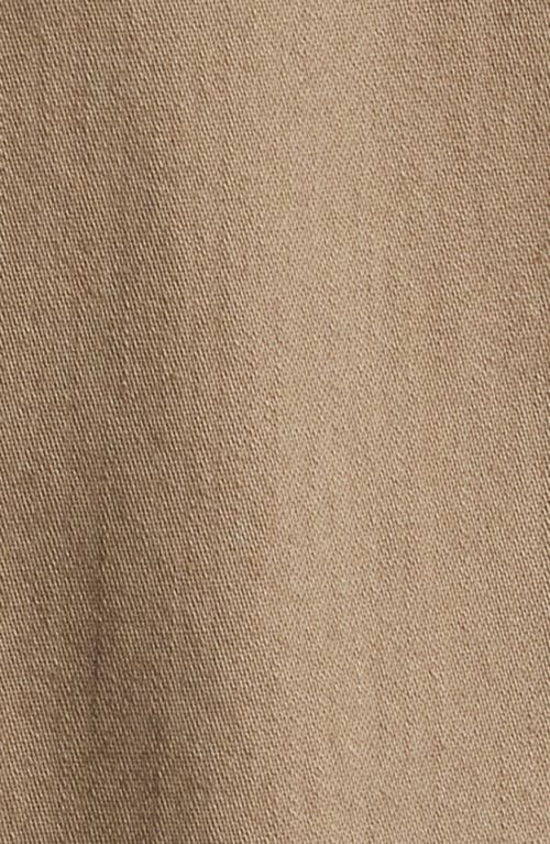 Frame Relaxed Fit Denim Button-up Shirt In Taupe