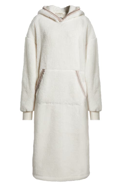 Ugg(r) Long Fleece Hoodie In Cream