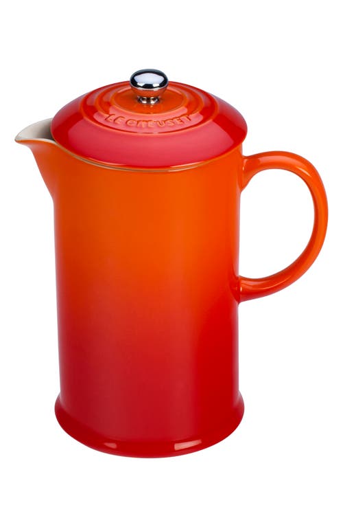 Le Creuset Stoneware French Press in Flame at Nordstrom