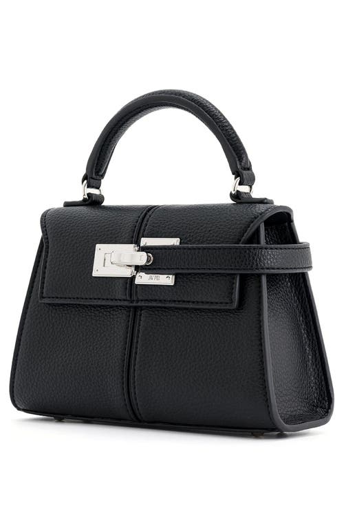 Jw Pei Elise Faux Leather Top Handle Bag In Black