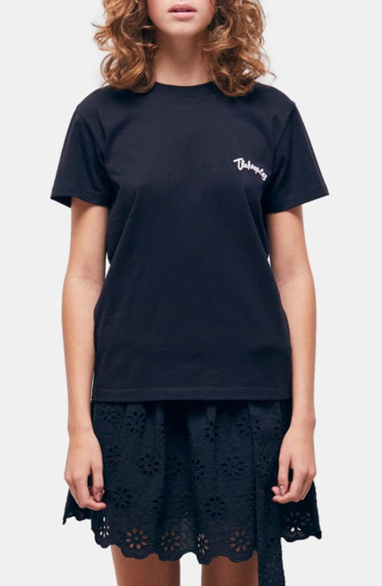 Shop The Kooples Skull Graphic Jersey T-shirt In Black