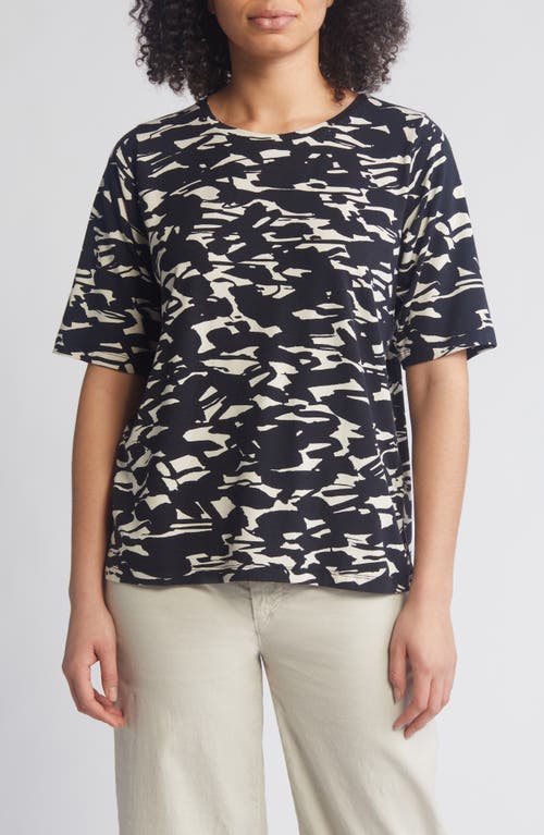 Masai Copenhagen Brynlee Print Top Black at Nordstrom,