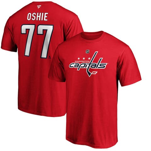 Men's Fanatics Branded TJ Oshie Red Washington Capitals Team Authentic ...