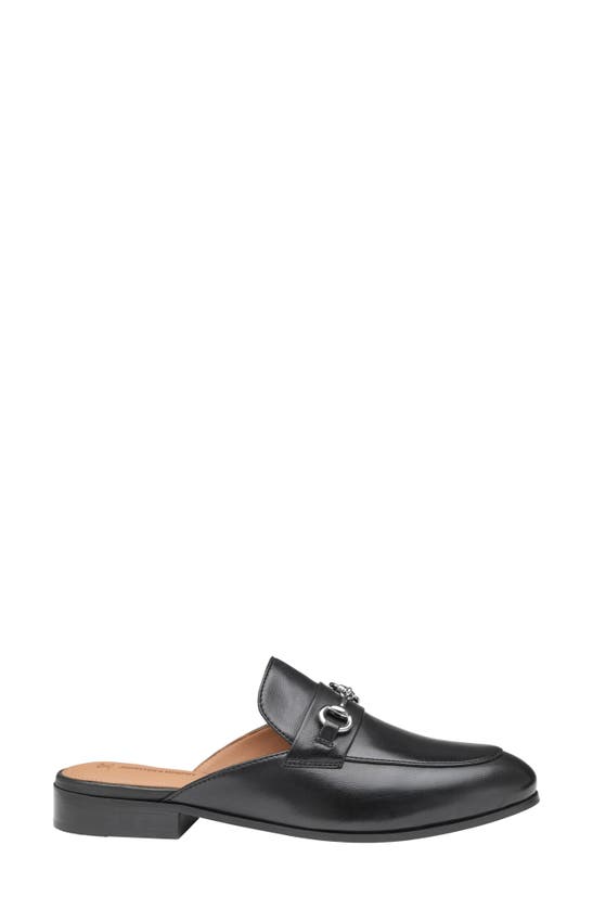 Shop Johnston & Murphy Ali Bit Mule In Black Glove