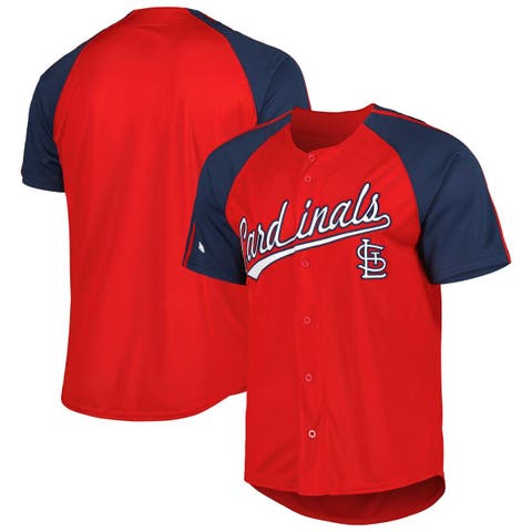 Men's Stitches Royal/Red Atlanta Braves Cooperstown Collection V
