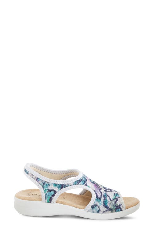 Shop Flexus By Spring Step Nyaman Slingback Sandal In Blue Multi