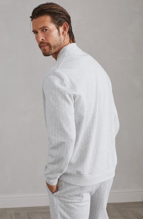 Shop Brunello Cucinelli Double Cloth Sweatshirt In Pearl Grey