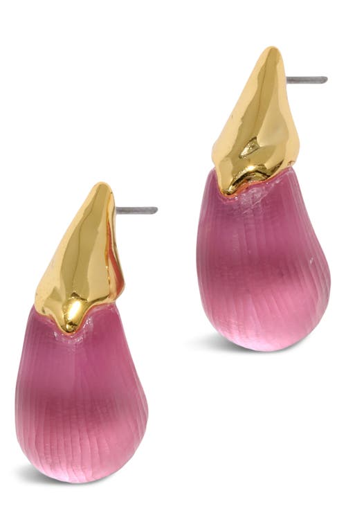 Shop Alexis Bittar Luminous Lucite® Drop Earrings In Candy Pink