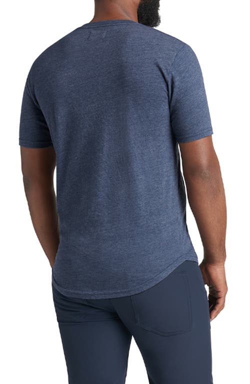 Shop Goodlife Triblend Scallop Hem T-shirt In Midnight