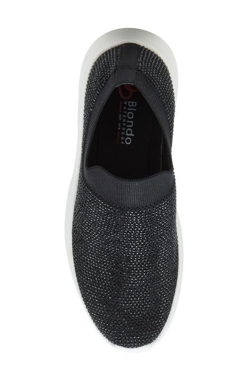 Shop Blondo Karen-r Waterproof Knit Sneaker In Black Stretch Knit