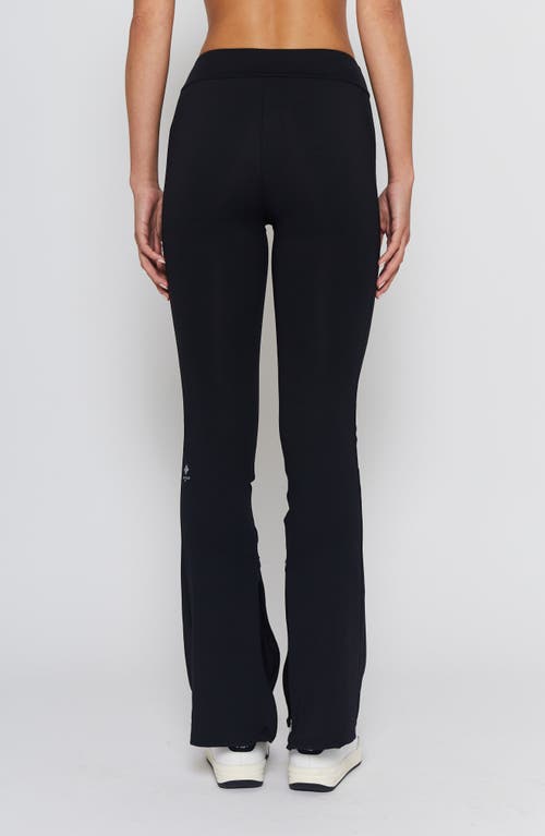 L'etoile Sport Split Hem Pants In Black