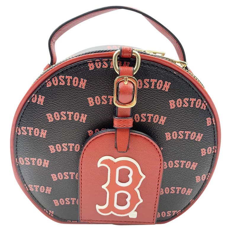 Shop Cuce Boston Red Sox Repeat Logo Round Bag In Black
