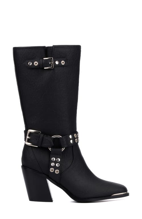 Olivia Miller Tarot Card Studded Boot In Black