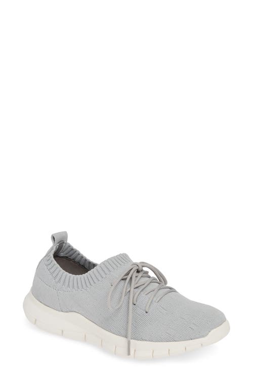 bernie mev. Bernie Mev Plush Sneaker in Light Grey Fabric