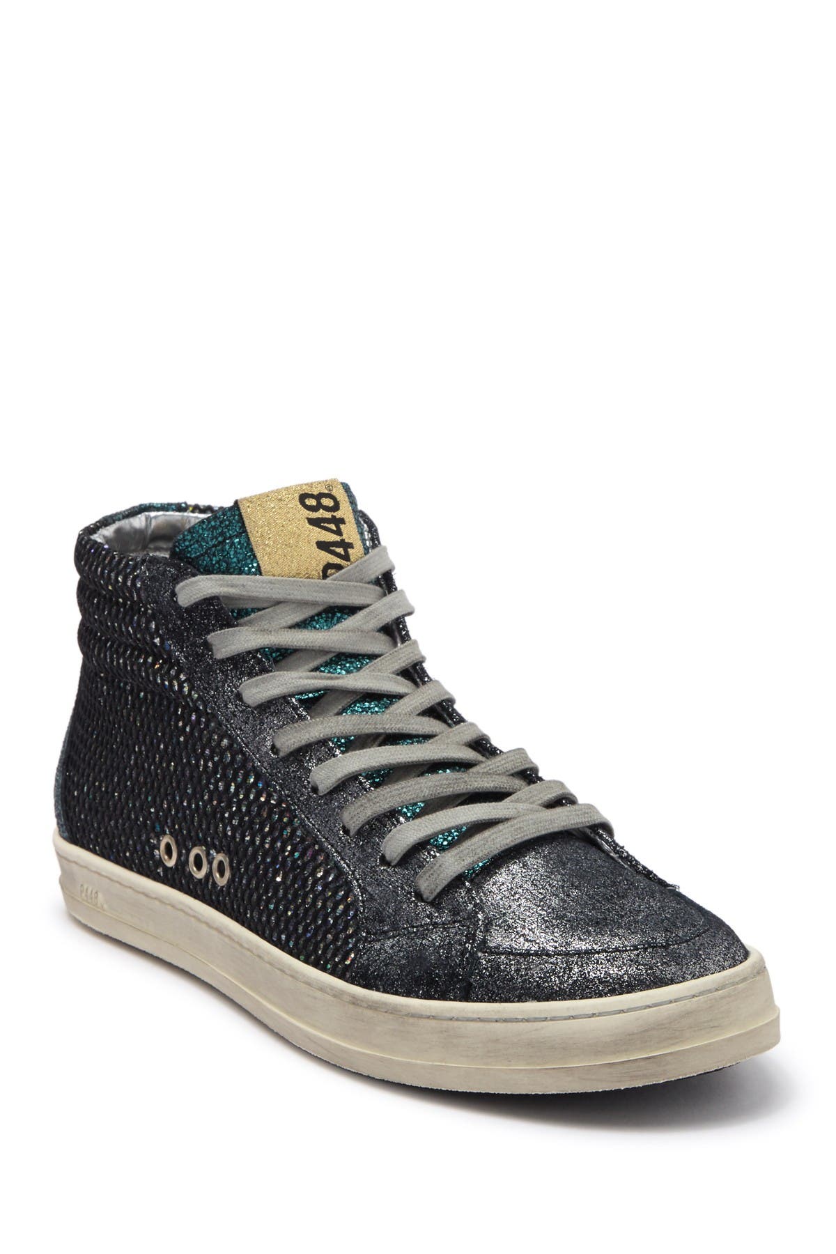 P448 | Skate Hi-Top Iridescent Mermaid 