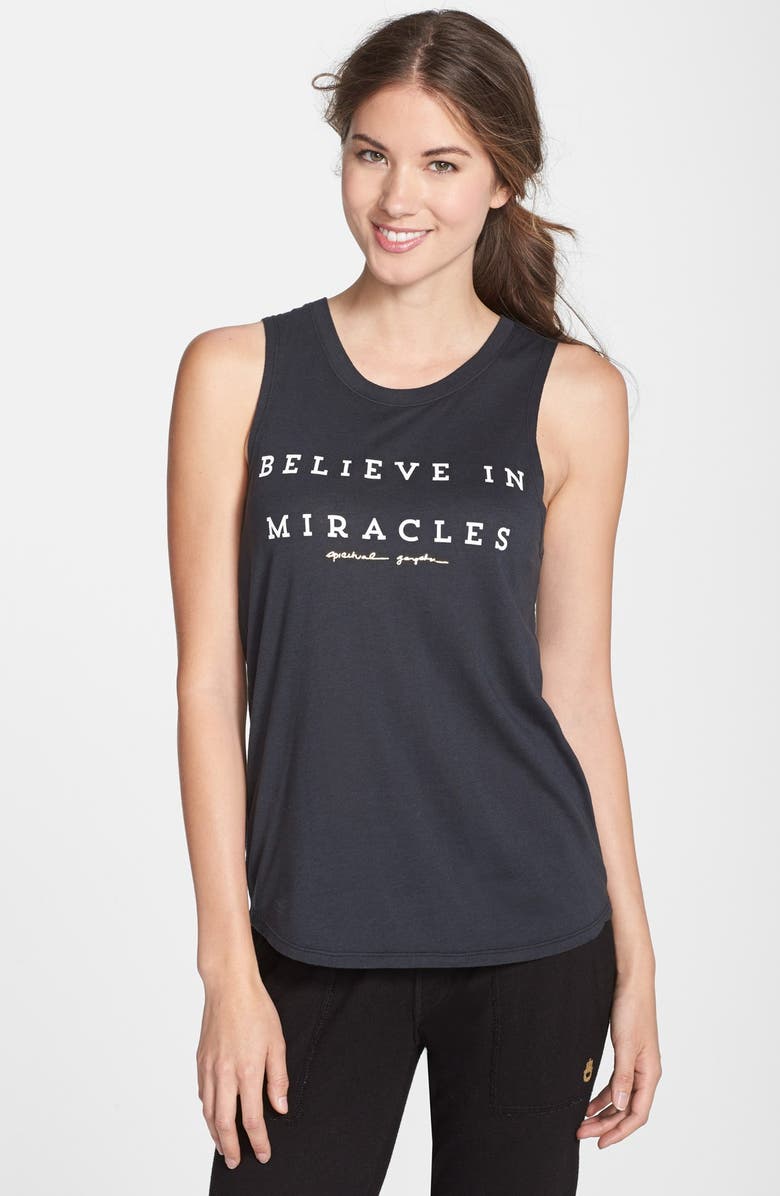 Spiritual Gangster 'Believe in Miracles' Muscle Tank | Nordstrom