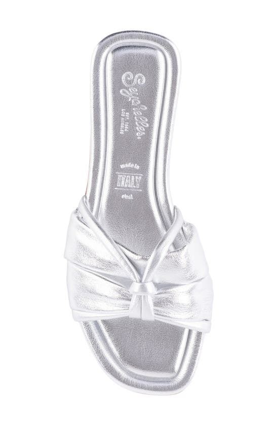 Shop Seychelles Shades Of Cool Slide Sandal In Silver
