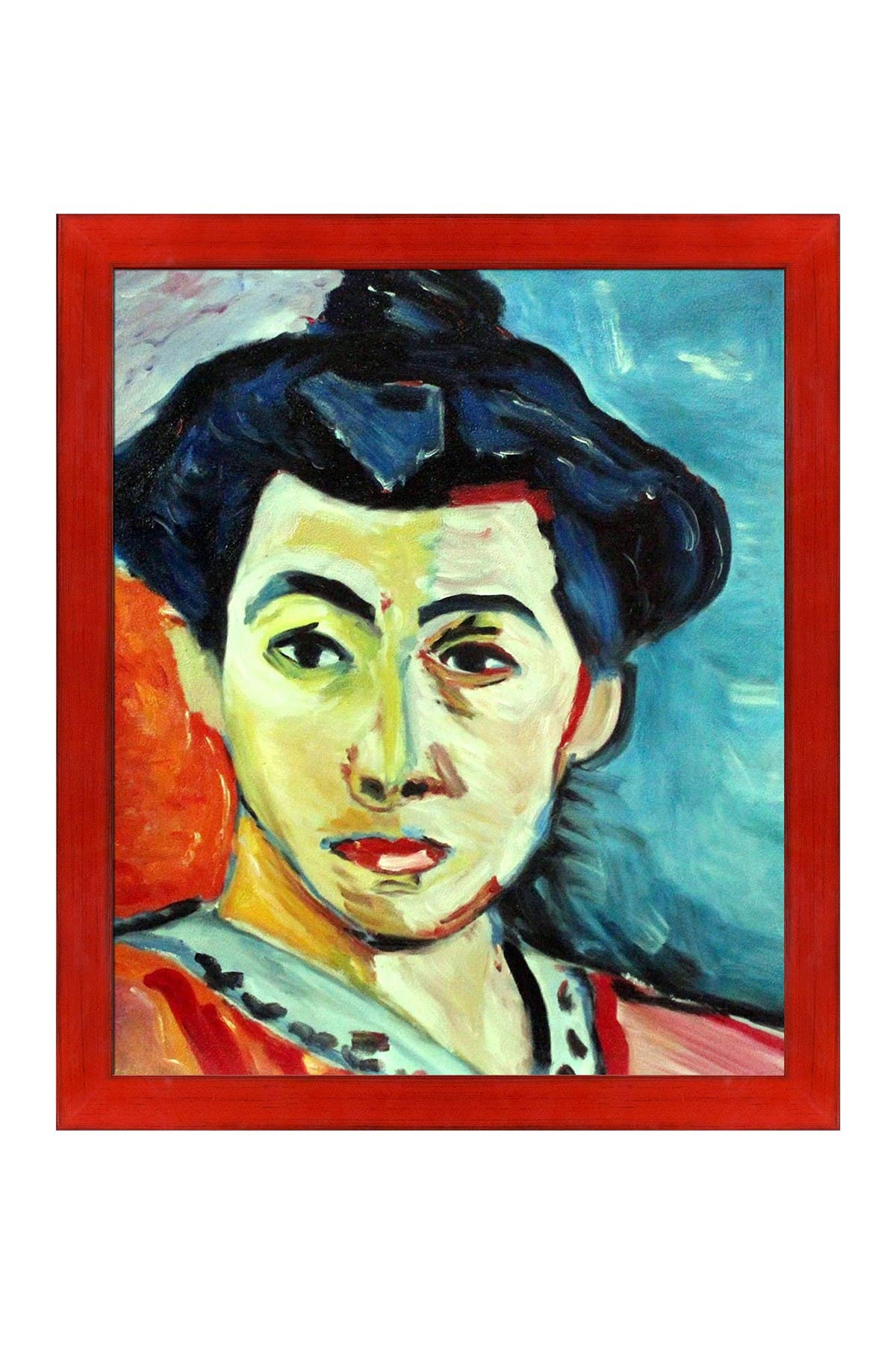 Overstock Art The Green Stripe Framed Oil Reproduction Of An Original