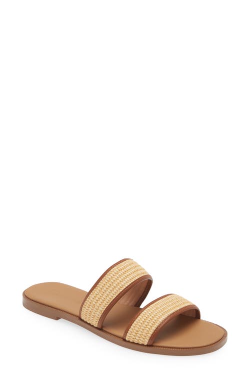 Madewell The Teagan Slide Sandal in Desert Dune Multi at Nordstrom, Size 6