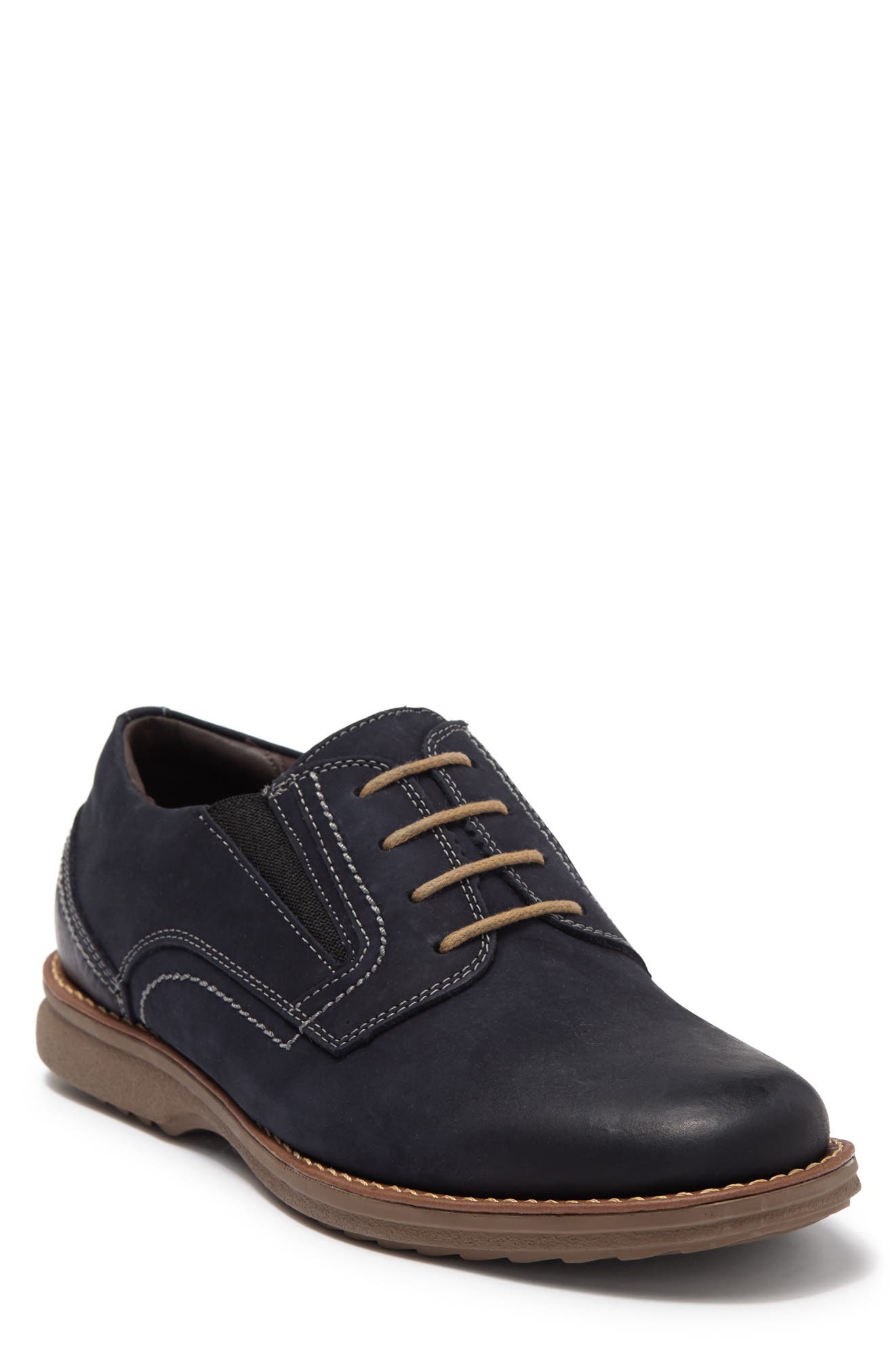 Sandro Moscoloni Bruni 4 Eyelet Plain Toe Derby In Navy | ModeSens