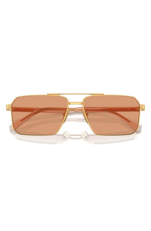 Prada 61mm Rectangular Sunglasses In Multi