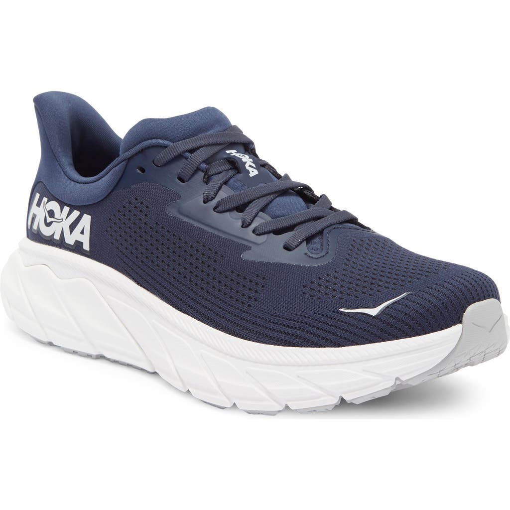 Hoka Lace-up Professional Sneakers In Outer Space/white