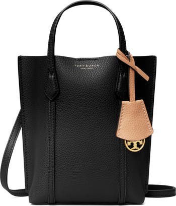 Tory Burch Meadow Mist Calf Leather Mini Perry Tote Bag