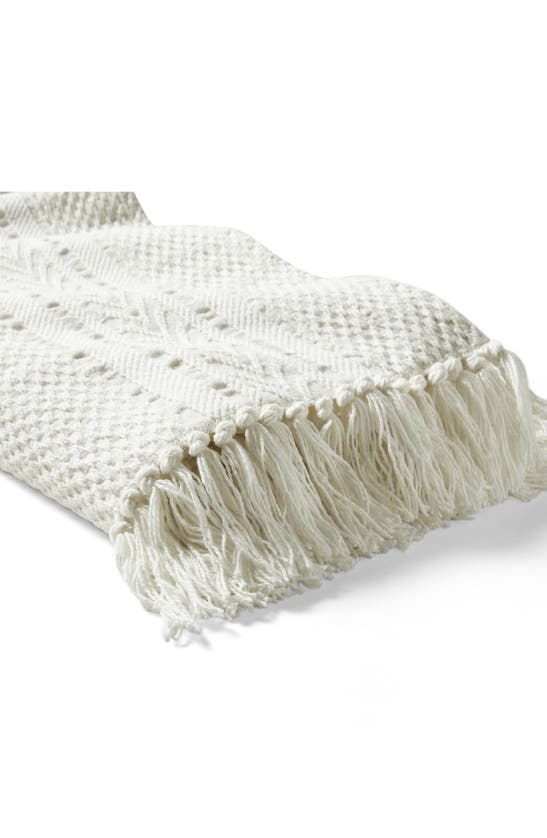 Shop Ralph Lauren Erich Throw Blanket In White