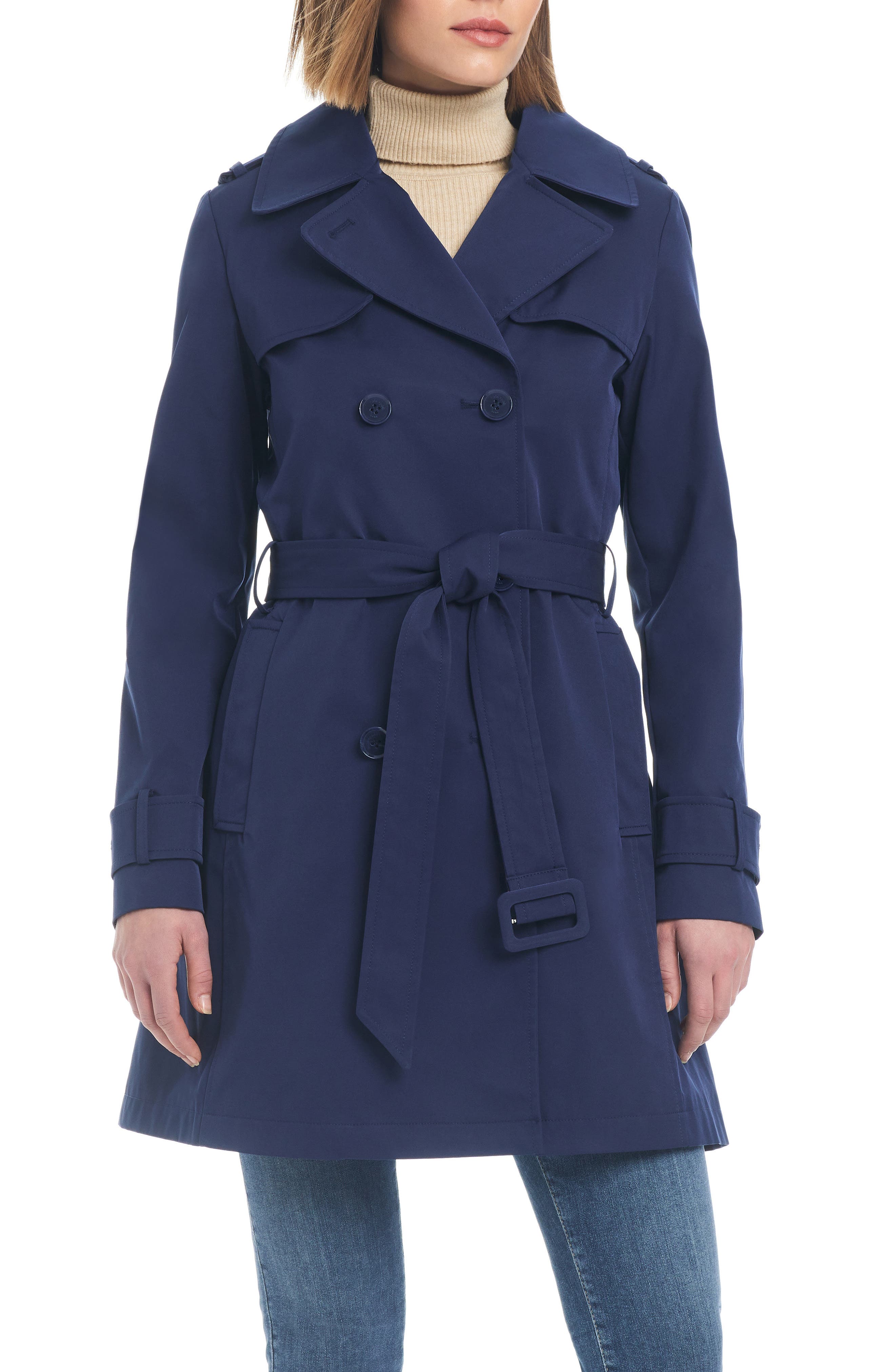 The Row Navy Johnson Coat