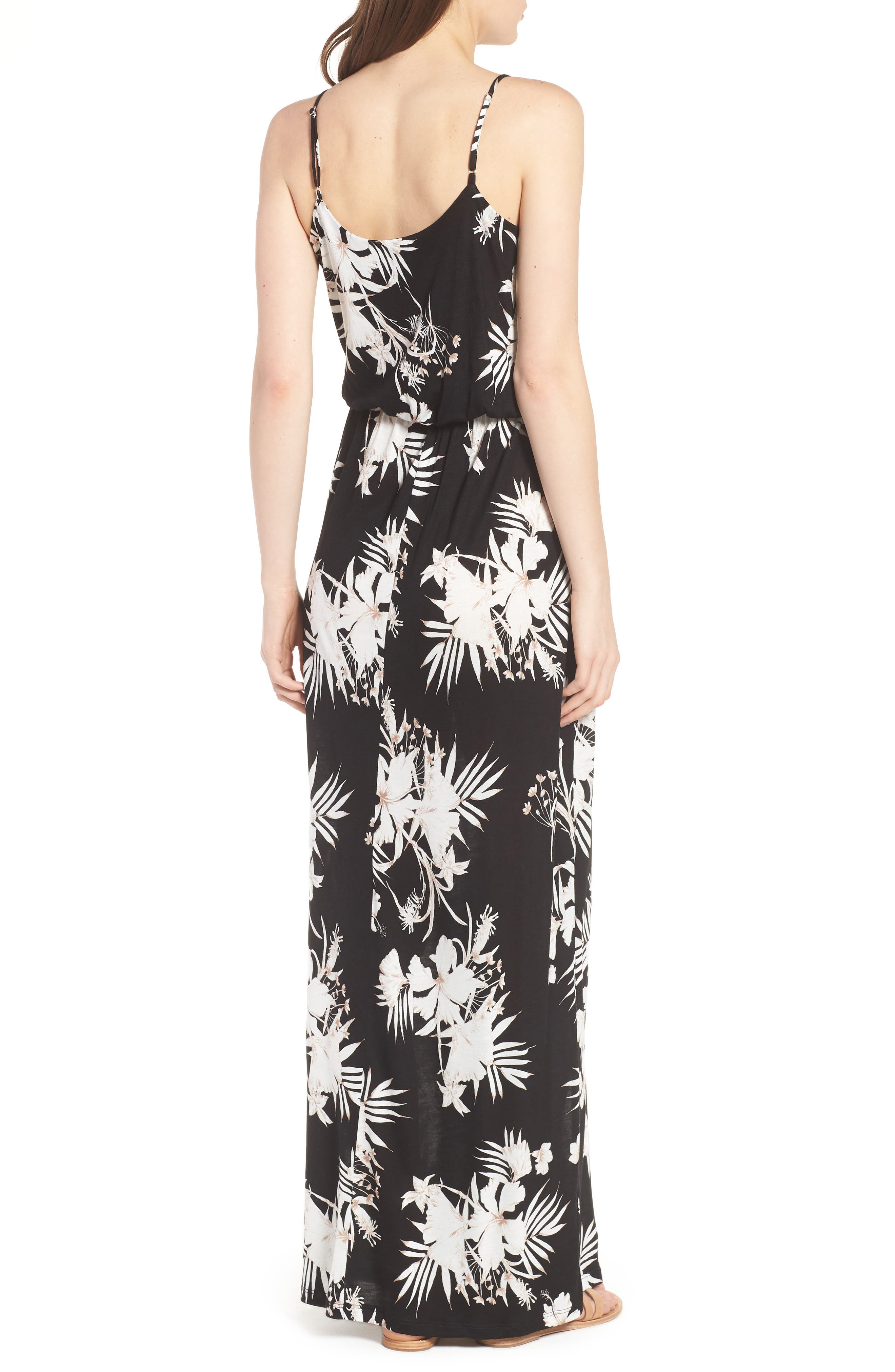 ALL IN FAVOR,
                            Knit Maxi Dress,
                            Alternate thumbnail 96, color,
                            001