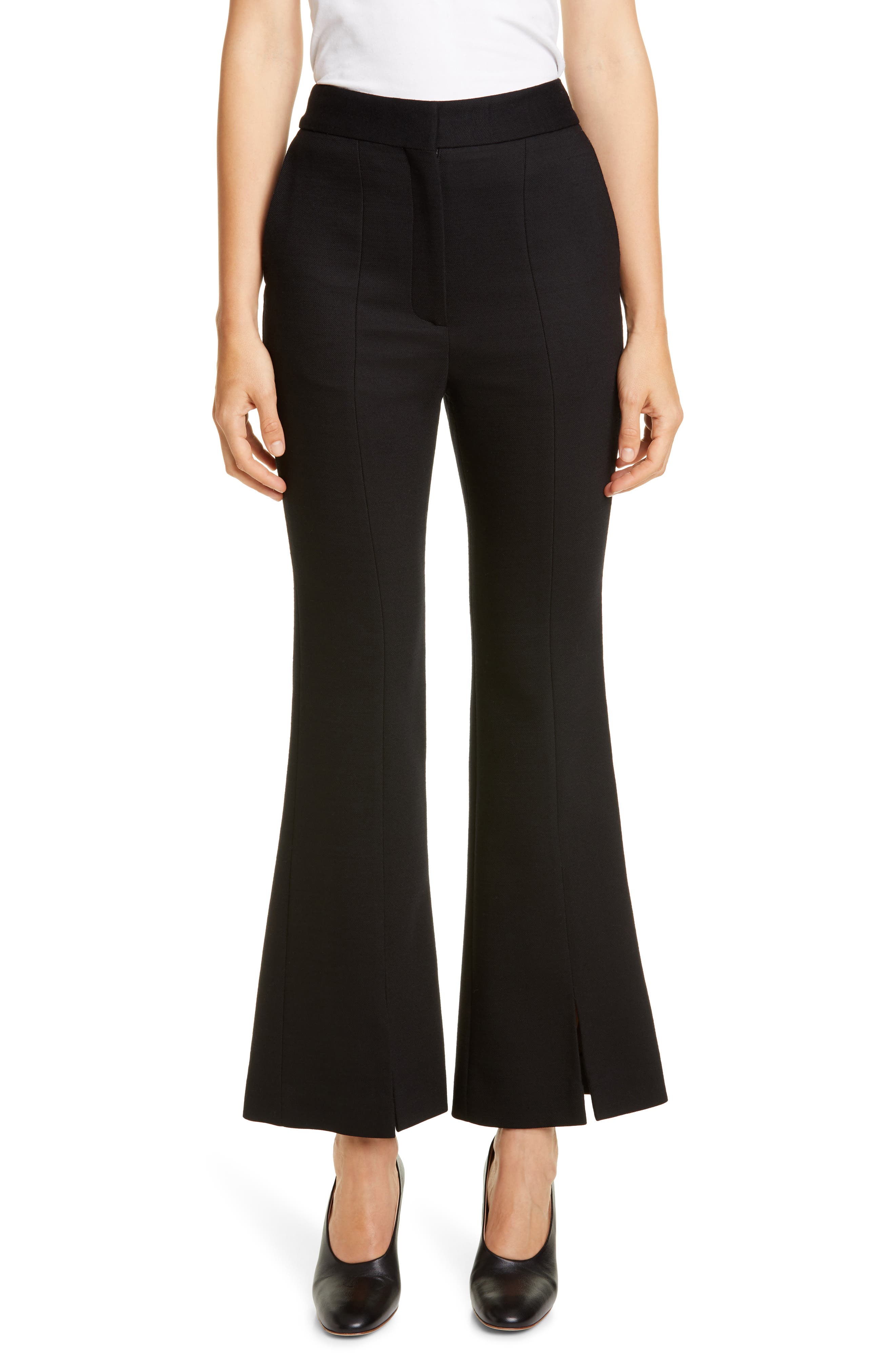 Adam Lippes Pants Double Face Bell Crop Pants