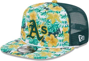 Men's New Era White/Green Oakland Athletics State 59FIFTY Fitted Hat