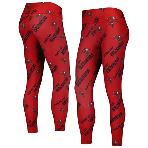 Red And Black Plain Fancy Cotton Legging, Size: Small, Medium