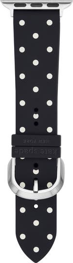 kate spade new york dot print 20mm silicone Apple Watch band
