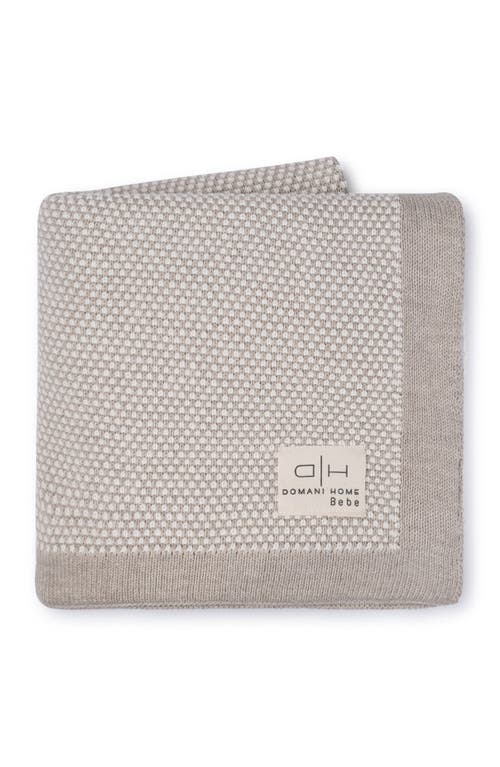 Domani Home Stipple Baby Blanket in Taupe at Nordstrom