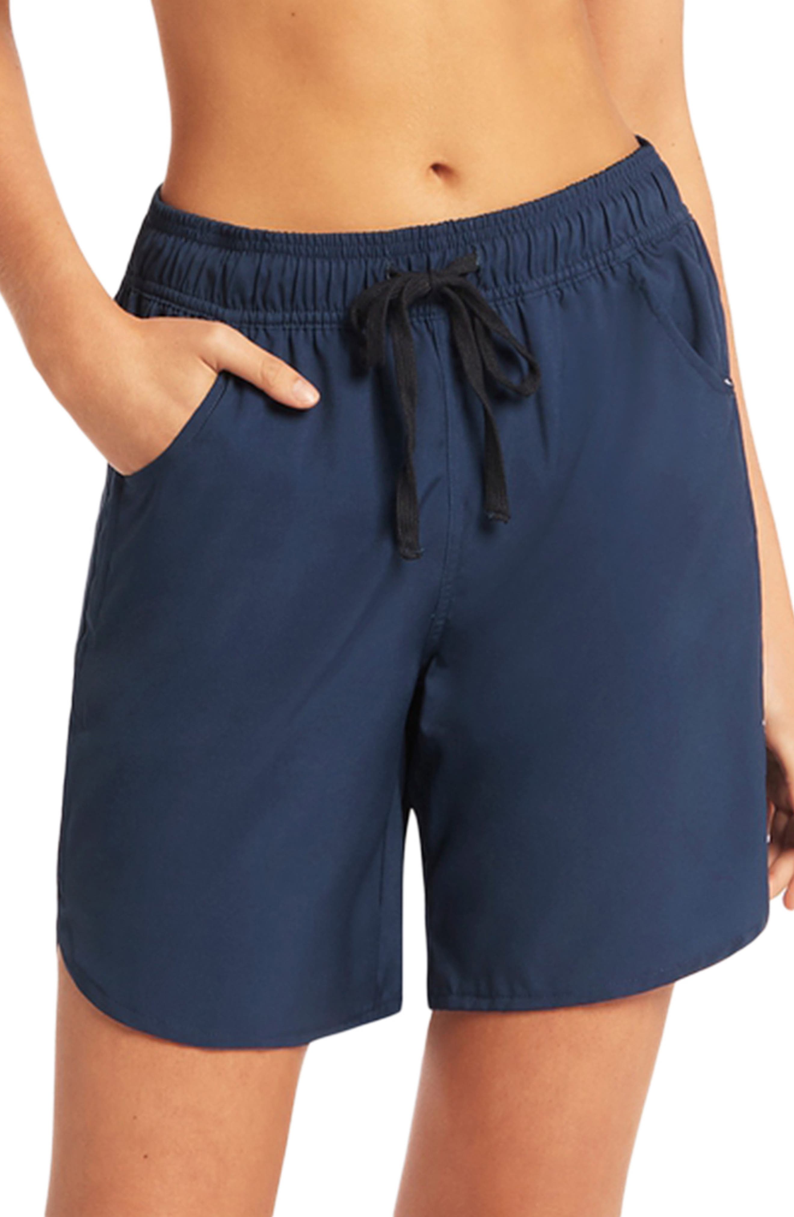 womens swim bermuda shorts