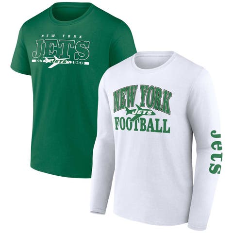 Men's Nike Green New York Jets Lightweight Performance Hooded Long Sleeve T- Shirt