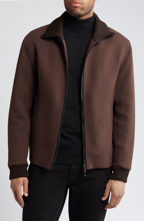 BOSS Camel Calim Jacket in Dark Brown at Nordstrom, Size 42