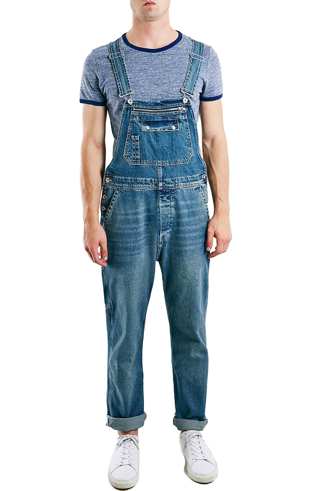 Topman Denim Overalls Nordstrom