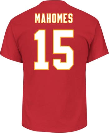 Fanatics Branded Men's Patrick Mahomes Red Kansas City Chiefs Super Bowl LVII Big & Tall Name & Number T-Shirt